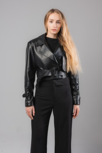 Kurtka skórzana Vela Black