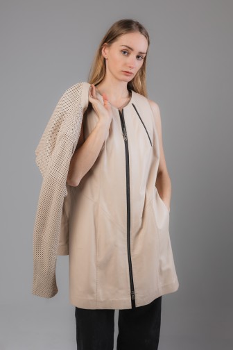 Kurtka skórzana Dual Elegance